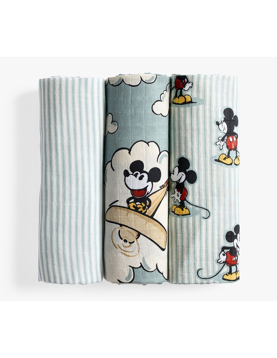 Set muselinas Mickey Mouse