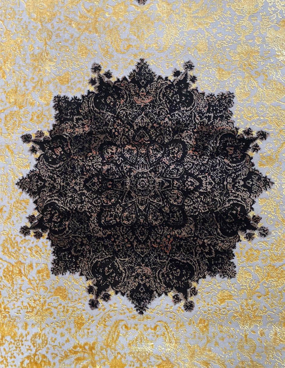 Tapete Kian Tabriz Gold Dumas Silk Bambu