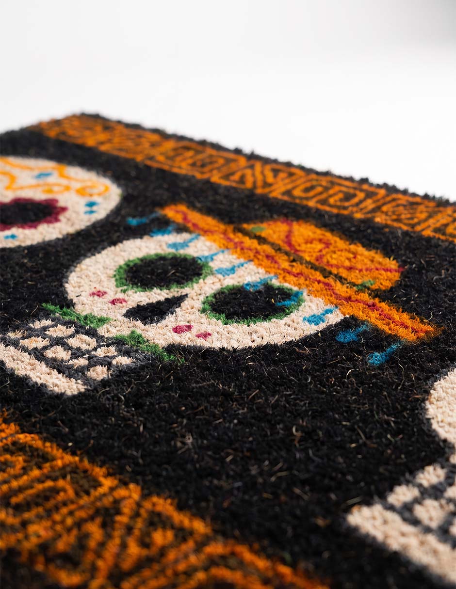 Tapete de día de muertos de entrada para exterior